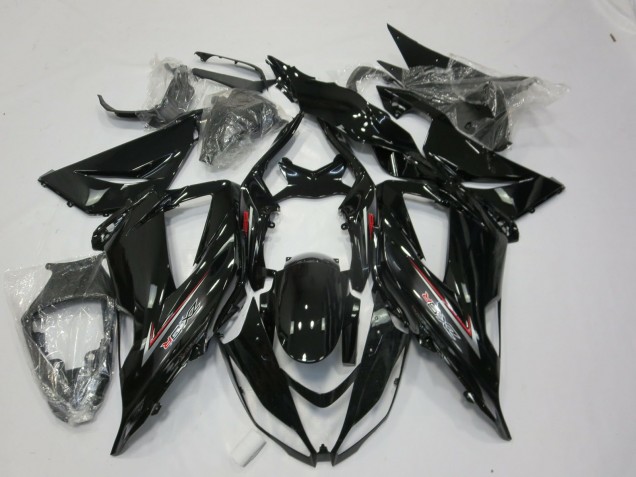 13-18 OEM Stil Schwarz Kawasaki ZX6R Motorrad Verkleidungen