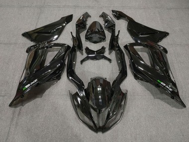 13-18 Schwarz Glänzend Mit Aufklebern Kawasaki ZX6R Motorrad Verkleidungen