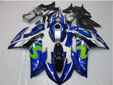 15-18 Movistar Yamaha R3 Motorrad Verkleidungen