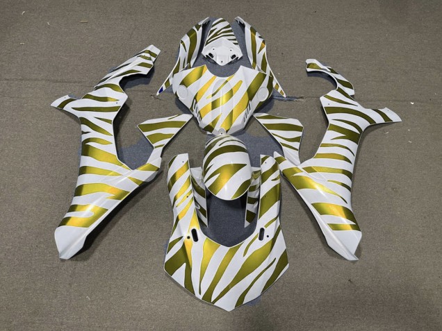 15-19 Goldenes Zebra Yamaha R1 Motorrad Verkleidungen