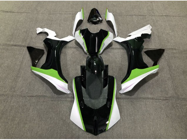 15-19 Grün Schwarz & Weiß Yamaha R1 Motorrad Verkleidungen