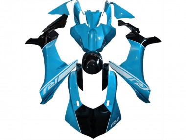15-19 Himmelblau & Schwarz Yamaha R1 Motorrad Verkleidungen