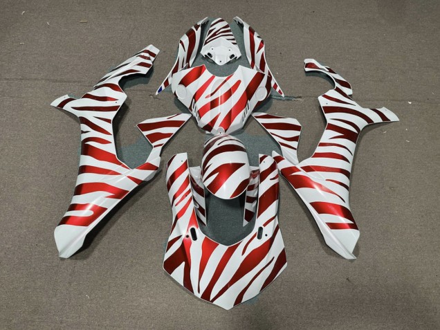 15-19 Rot Zebra Yamaha R1 Motorrad Verkleidungen