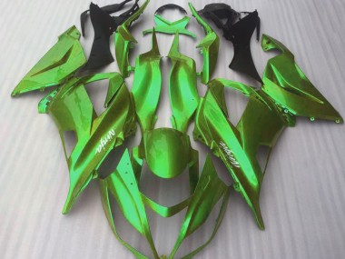 16-19 Candy Grün Glänzend Kawasaki ZX10R Motorrad Verkleidungen