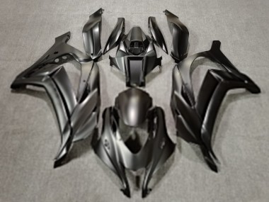 16-19 Matt Metallsilber Kawasaki ZX10R Motorrad Verkleidungen