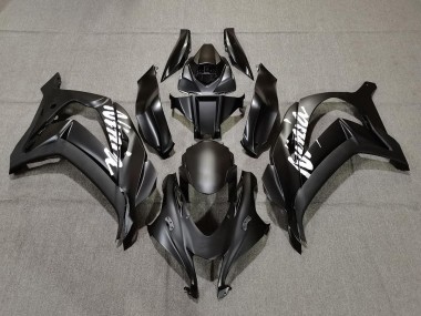 16-19 Matt Schwarz Mit Weiß Kawasaki ZX10R Motorrad Verkleidungen