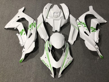 16-19 Perlgrün Weiß Kawi Kawasaki ZX10R Motorrad Verkleidungen