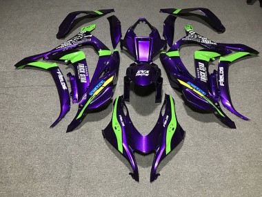 16-19 Perlviolett Trickstar Kawasaki ZX10R Motorrad Verkleidungen