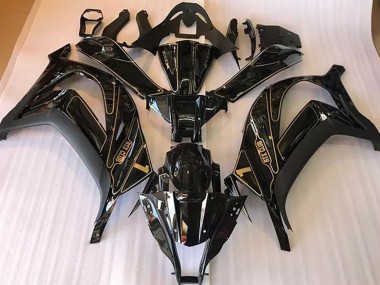 16-19 Schwarz & Gold Kawasaki ZX10R Motorrad Verkleidungen