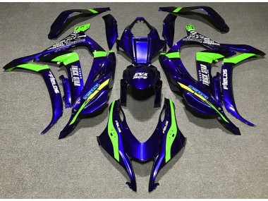 16-19 Tiefes Blau Trickstar Kawasaki ZX10R Motorrad Verkleidungen