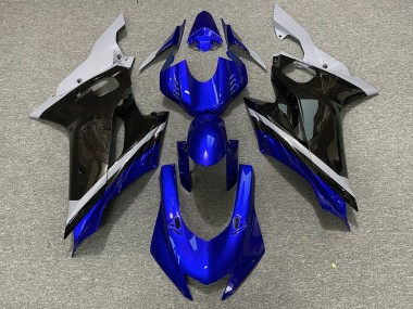 17-21 Zement Schwarz & Blau Yamaha R6 Motorrad Verkleidungen