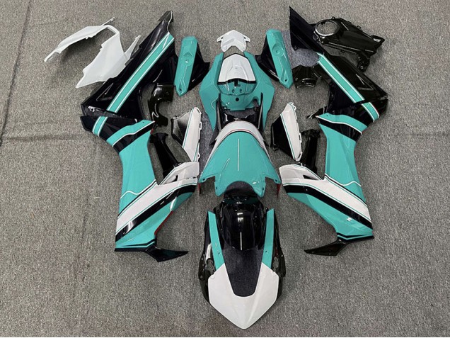 17-23 Glänzend Cyan Weiß & Schwarz Honda CBR1000RR Motorrad Verkleidungen 17-23 Glänzend Cyan Weiß & Schwarz Honda CBR1000RR Motorrad Verkleidungen