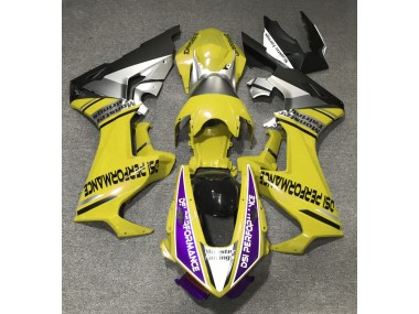 17-23 Glänzend Gelb & Lila Honda CBR1000RR Motorrad Verkleidungen