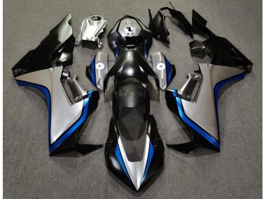 17-23 Silber & Schwarz & Blau Honda CBR1000RR Motorrad Verkleidungen