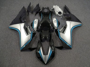 17-23 Silber & Schwarz & Hellblau Honda CBR1000RR Motorrad Verkleidungen