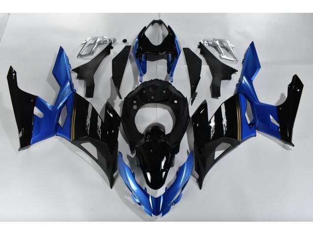 18-23 Blau & Schwarz Kawasaki Ninja 400 Motorrad Verkleidungen 18-23 Blau & Schwarz Kawasaki Ninja 400 Motorrad Verkleidungen