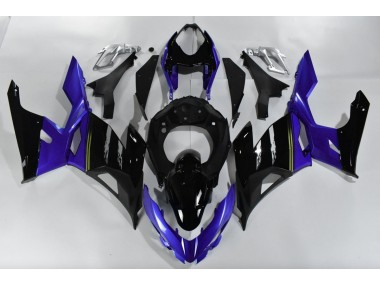18-23 Lila & Schwarz Kawasaki Ninja 400 Motorrad Verkleidungen