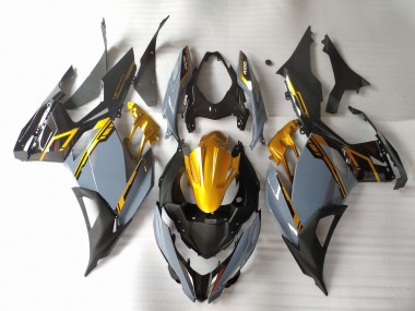 18-23 Nardo Grau & Gold Kawasaki Ninja 400 Motorrad Verkleidungen