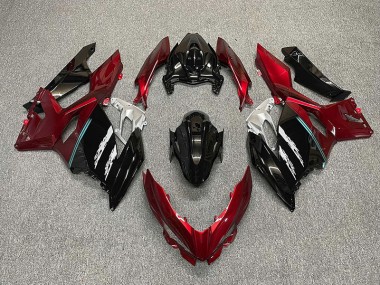 18-23 Rot & Schwarz Kawasaki Ninja 400 Motorrad Verkleidungen
