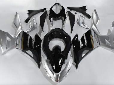 18-23 Silber & Schwarz Kawasaki Ninja 400 Motorrad Verkleidungen