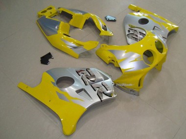 90-98 Gelb Silber Honda CBR250RR Motorrad Verkleidungen