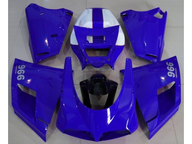 93-05 Glänzend Blau Ducati 996 748 916 998 Motorrad Verkleidungen