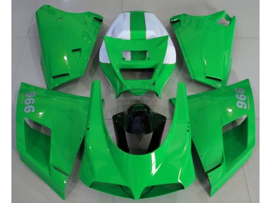 93-05 Glänzend Grün Ducati 996 748 916 998 Motorrad Verkleidungen