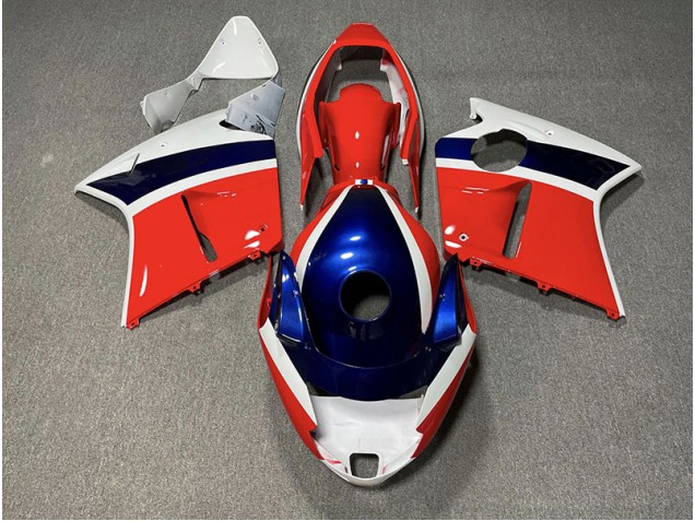 96-07 Blaurot & Weiß Honda CBR1100XX Motorrad Verkleidungen