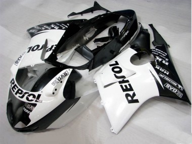 96-07 Schwarz Weiß Repsol Honda CBR1100XX Motorrad Verkleidungen