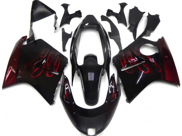 96-07 Tiefrot Flame Honda CBR1100XX Motorrad Verkleidungen 96-07 Tiefrot Flame Honda CBR1100XX Motorrad Verkleidungen