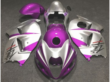 97-07 Glanzrosa & Silber Suzuki GSXR 1300 Motorrad Verkleidungen