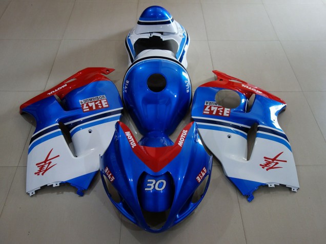 97-07 Ozeanblau & Logos Suzuki GSXR 1300 Motorrad Verkleidungen 97-07 Ozeanblau & Logos Suzuki GSXR 1300 Motorrad Verkleidungen