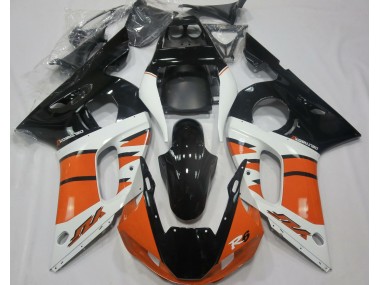 98-02 Orange Glänzend & Schwarz Yamaha R6 Motorrad Verkleidungen