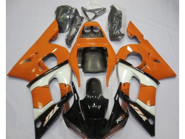 98-02 Orange Weiß & Schwarz Yamaha R6 Motorrad Verkleidungen