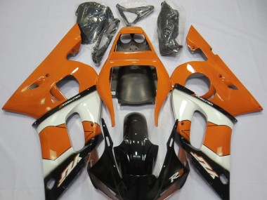 98-02 Orange Weiß & Schwarz Yamaha R6 Motorrad Verkleidungen