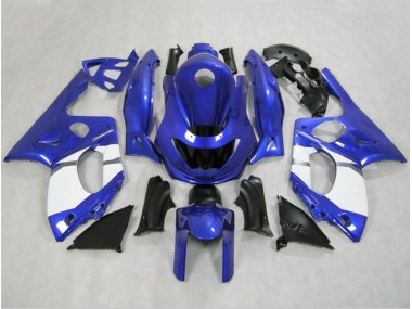 98-07 Glänzend Blau & Weiß Yamaha YZF600 Motorrad Verkleidungen