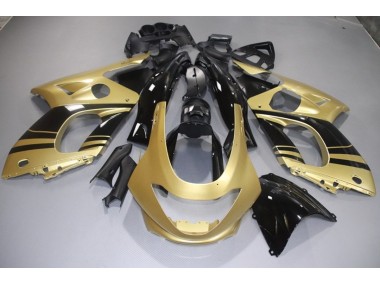 98-07 Glänzend Gold & Schwarz Yamaha YZF600 Motorrad Verkleidungen