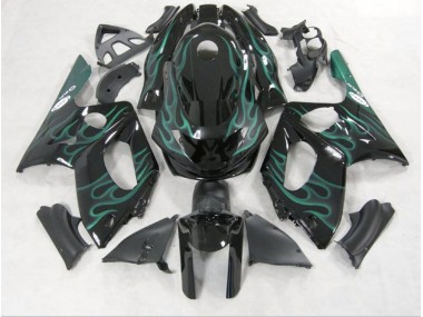 98-07 Smaragdgrün Flame Yamaha YZF600 Motorrad Verkleidungen
