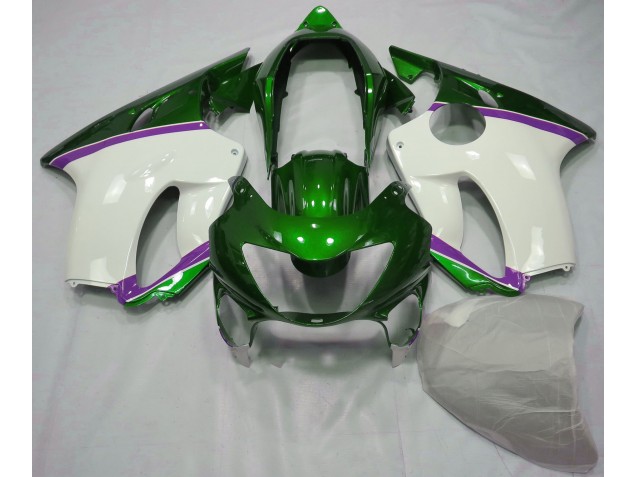 99-00 Eidechsengrün & Lila Honda CBR600 F4 Motorrad Verkleidungen