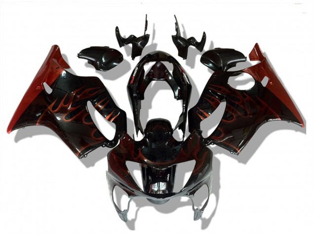 99-00 Rot Flamme Honda CBR600 F4 Motorrad Verkleidungen