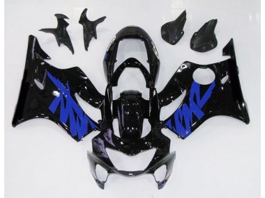 99-00 Schwarz Glänzend & Blau Honda CBR600 F4 Motorrad Verkleidungen