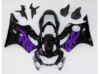 99-00 Schwarz Glänzend & Lila Honda CBR600 F4 Motorrad Verkleidungen