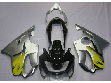 99-00 Silber Gelb & Schwarz Honda CBR600 F4 Motorrad Verkleidungen