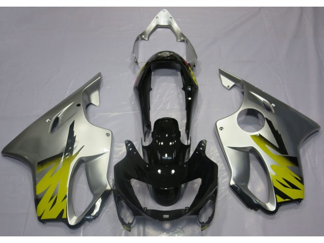 99-00 Silber Gelb & Schwarz Honda CBR600 F4 Motorrad Verkleidungen