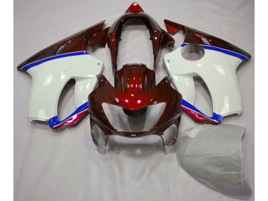 99-00 Tiefrot & Blau Honda CBR600 F4 Motorrad Verkleidungen