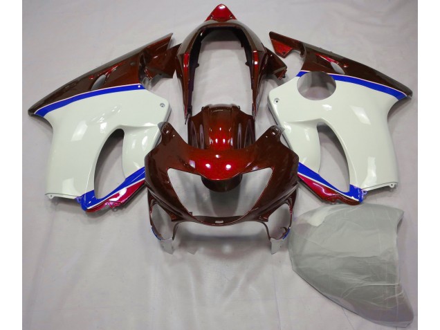 99-00 Tiefrot & Blau Honda CBR600 F4 Motorrad Verkleidungen 99-00 Tiefrot & Blau Honda CBR600 F4 Motorrad Verkleidungen